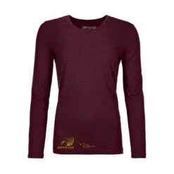 Ortovox 185 Merino Logo Spray Longsleeve Wo