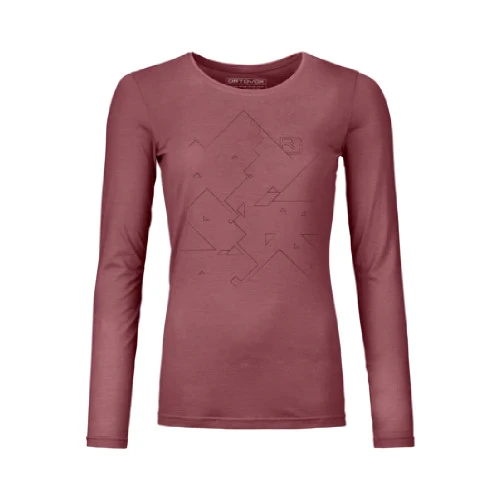 Ortovox 185 Merino Tangram Long Sleeve Wome 3 Ortovox 185 Merino Tangram Long Sleeve Wome